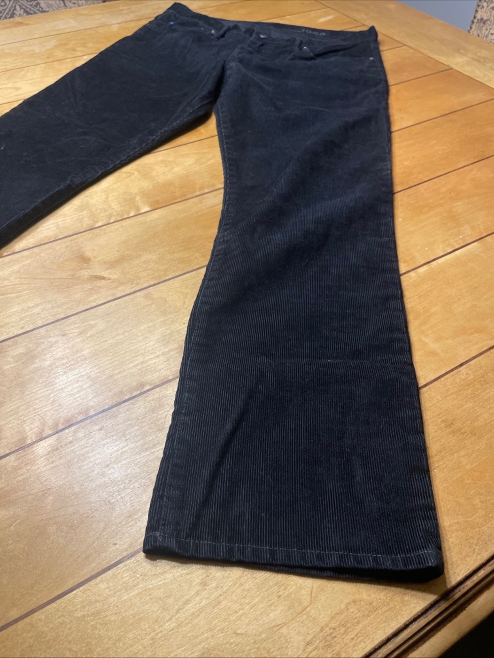 Gap 1969 Standard Corduroy Pants Black 34x30 5 Pocket Chino EUC